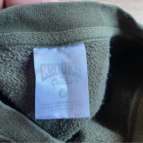 Crooks & Castles hoodie crew neck sweatshirt Y2K - Picture 4 of 5
